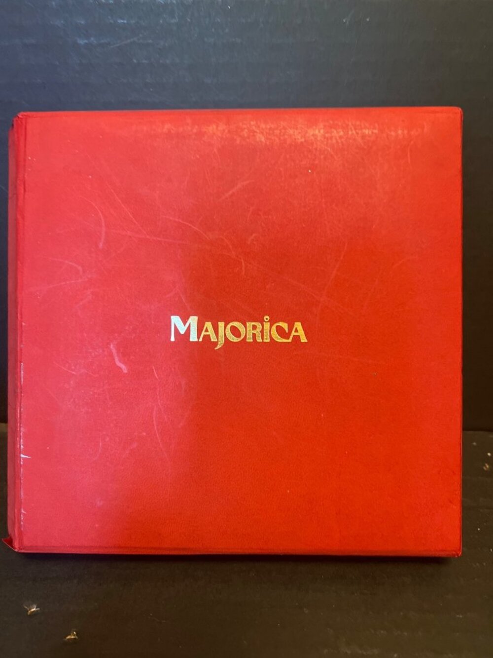 Majorica Simulated Pearl Necklace 30-Inch Strand Silver  Pearls & Red Box VTG - Picture 7 of 11